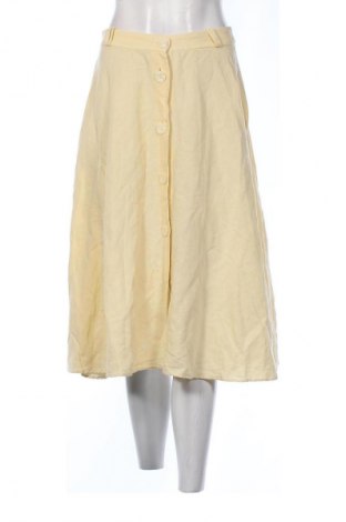 Fustă Zara, Mărime M, Culoare Galben, Preț 71,05 Lei
