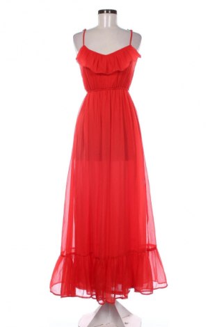 Рокля Pull&Bear, Размер S, Цвят Червен, Цена 39,00 лв.