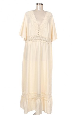 Kleid SHEIN, Größe 4XL, Farbe Ecru, Preis 18,99 €