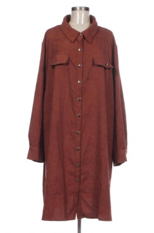 Kleid SHEIN, Größe 5XL, Farbe Braun, Preis 12,99 €
