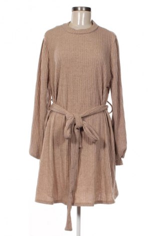 Φόρεμα SHEIN, Μέγεθος 3XL, Χρώμα  Μπέζ, Τιμή 11,99 €