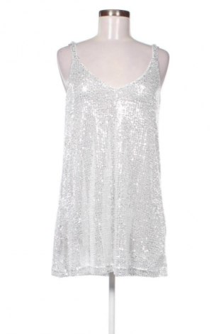 Рокля Unbranded, Размер S, Цвят Сребрист, Цена 45,61 лв.