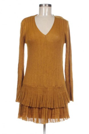 Kleid Zara, Größe L, Farbe Golden, Preis 15,99 €