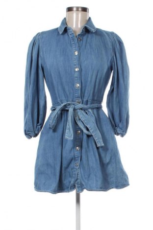 Рокля Zara, Размер M, Цвят Син, Цена 72,05 лв.