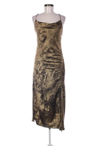 Kleid Zara, Größe S, Farbe Golden, Preis 17,39 €