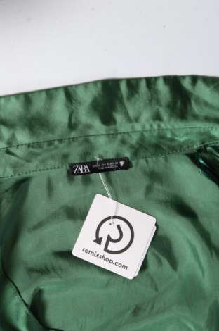 Рокля Zara, Размер S, Цвят Зелен, Цена 26,98 лв.