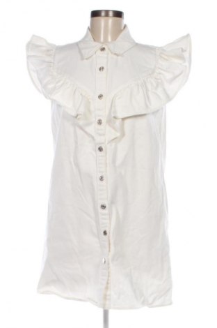 Kleid Zara, Größe L, Farbe Weiß, Preis 17,30 €