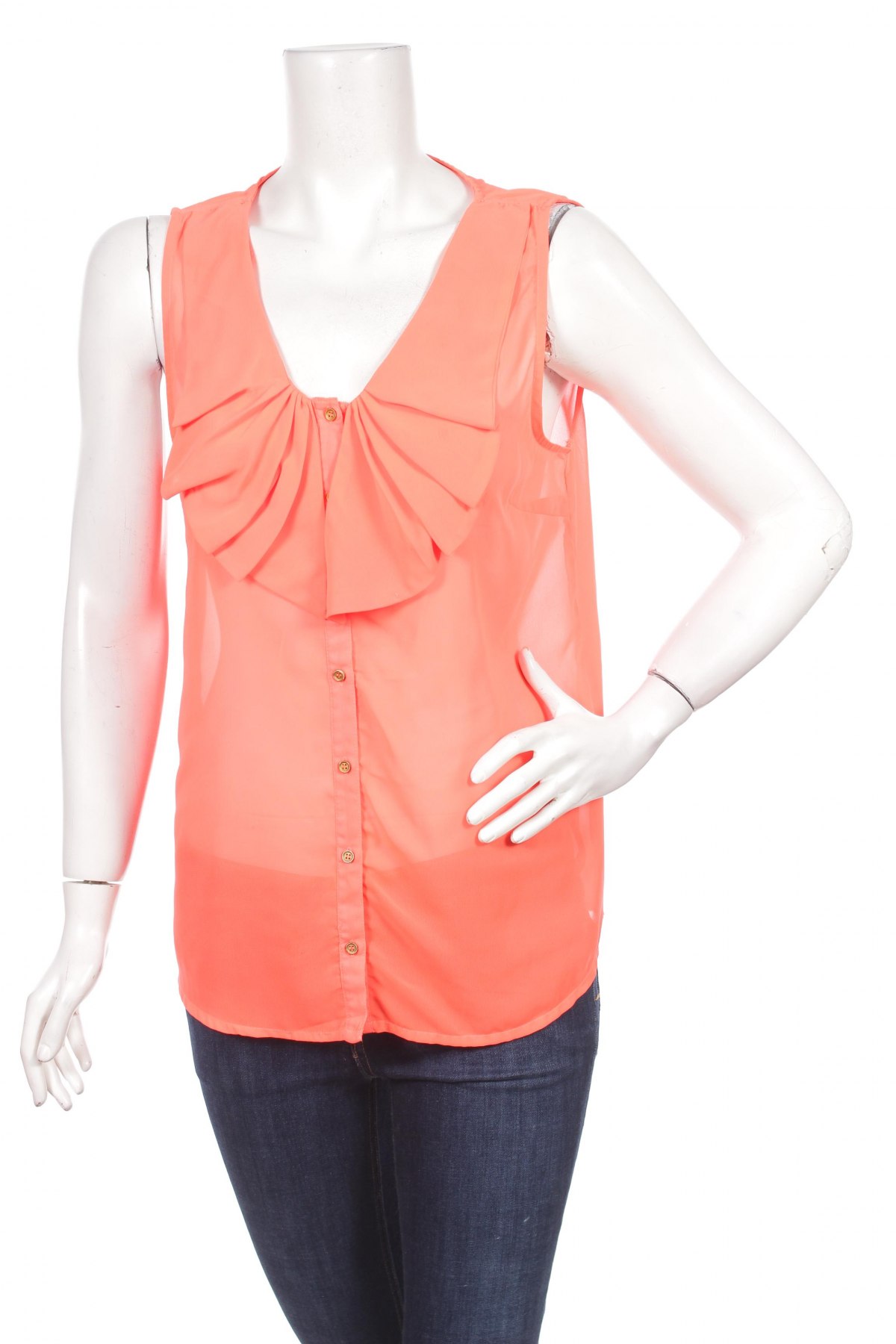 Γυναικείο πουκάμισο Vila, Μέγεθος L, Χρώμα Ρόζ , Τιμή 11,75 €