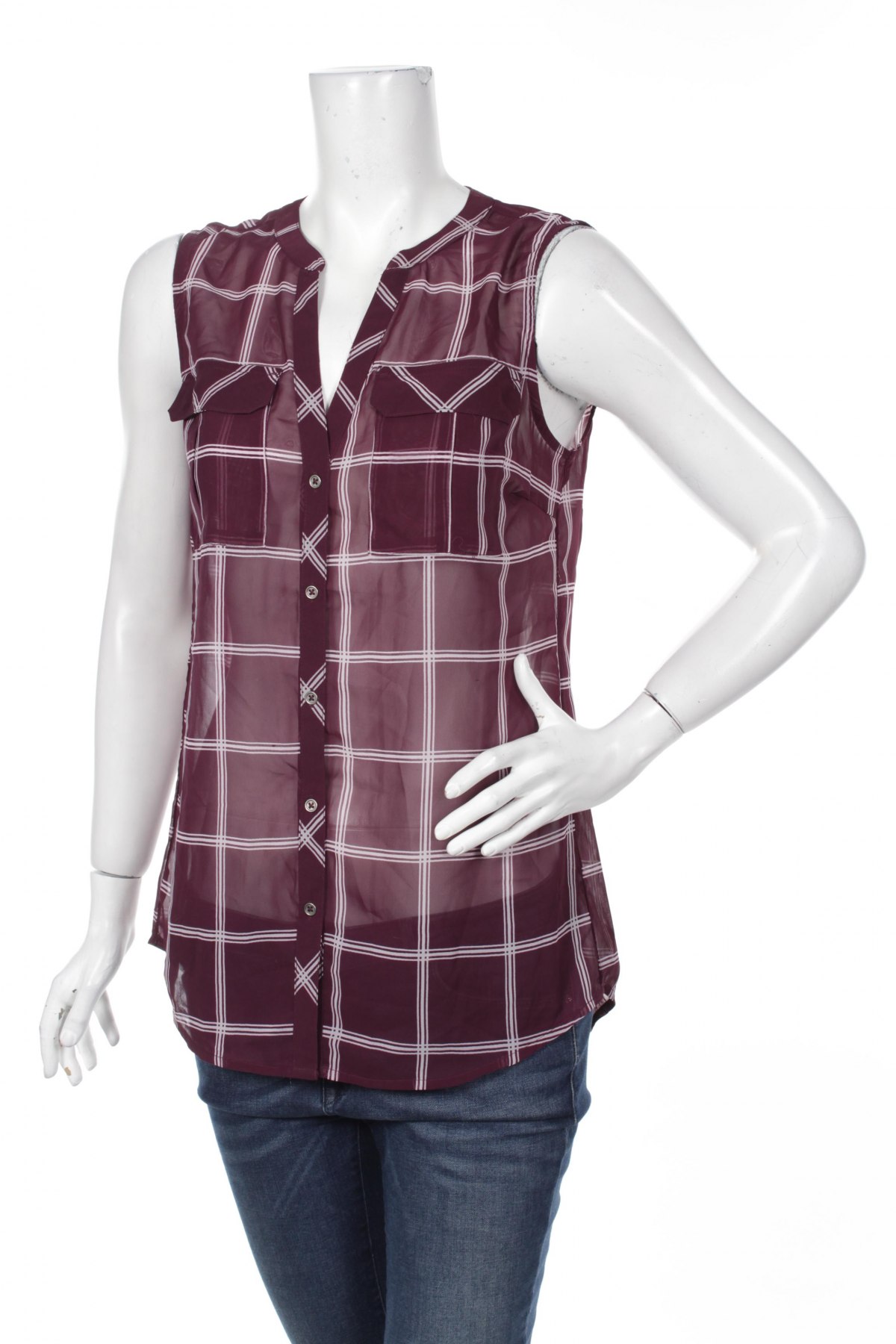 Γυναικείο πουκάμισο Yessica, Μέγεθος M, Χρώμα Βιολετί, Τιμή 9,90 €