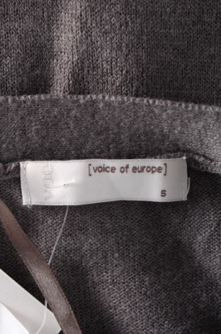 Дамска жилетка Voice Of Europe, Размер S, Цвят Сив, Цена 26,35 лв.