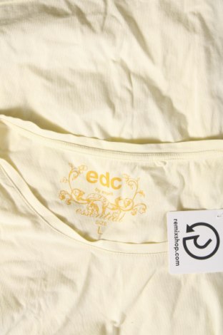 Γυναικείο t-shirt Edc By Esprit, Μέγεθος L, Χρώμα Κίτρινο, Τιμή 5,99 €