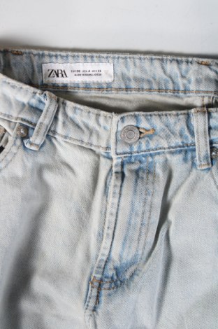 Дамски дънки Zara, Размер S, Цвят Син, Цена 64,75 лв.