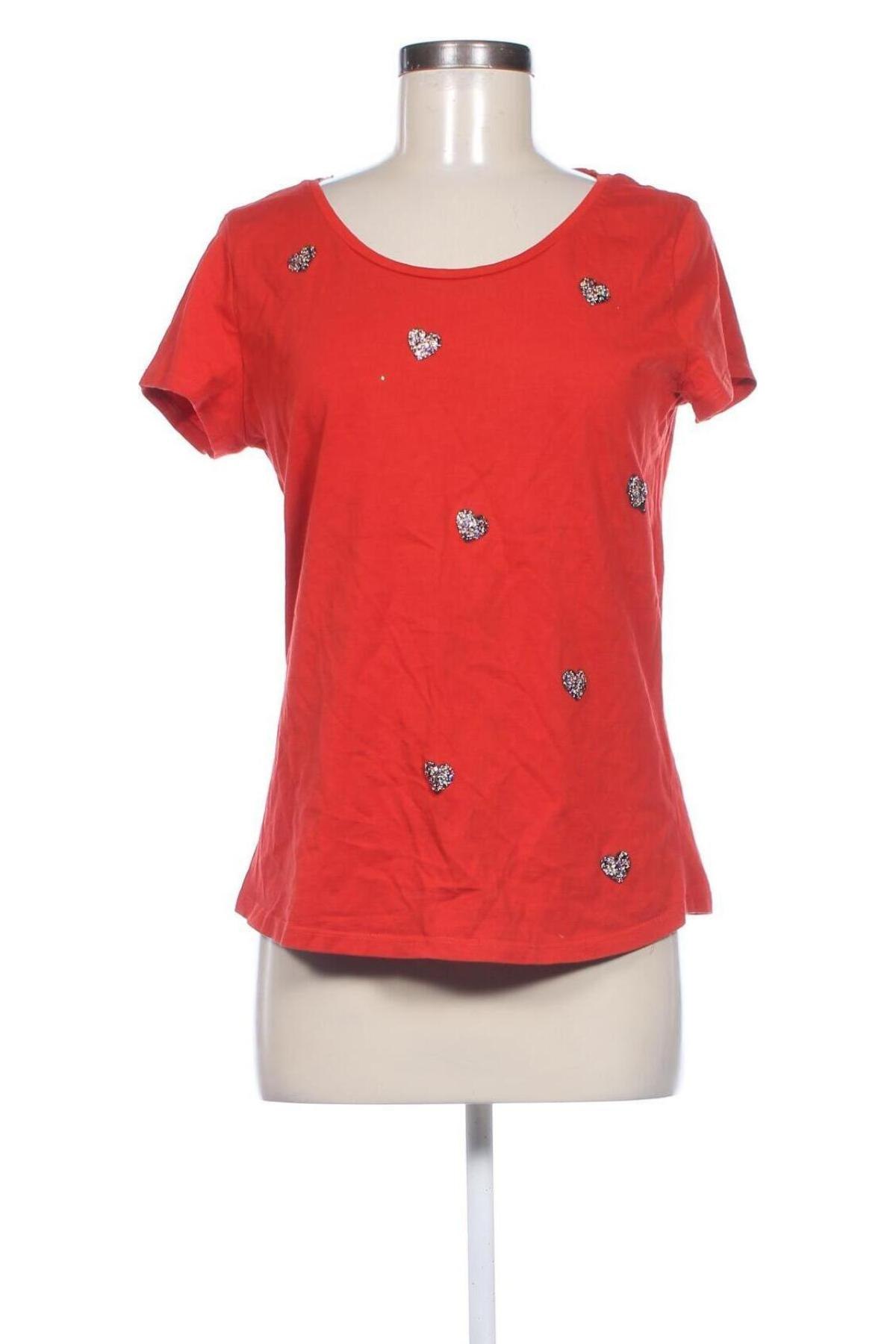 Damen Shirt Edc By Esprit, Größe M, Farbe Rot, Preis 11,49 €