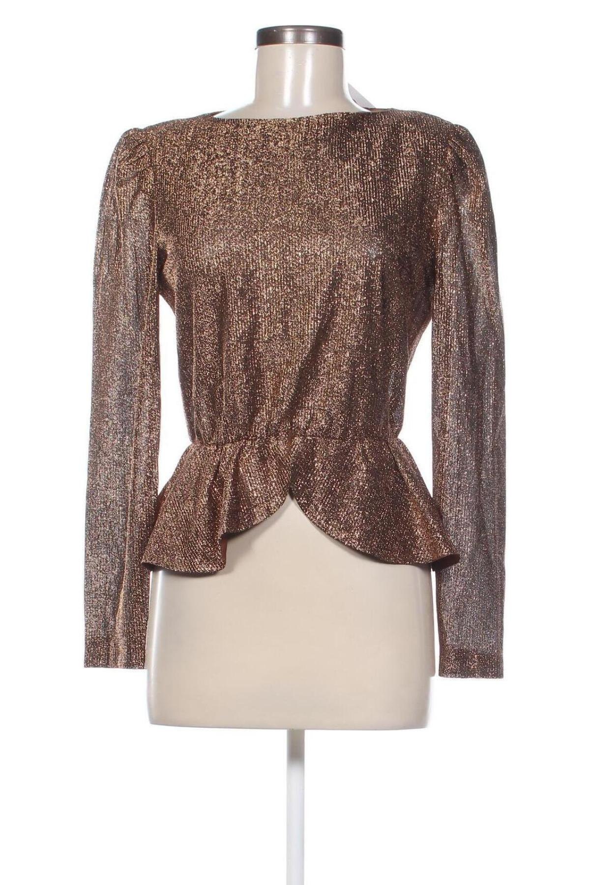 Damen Shirt R&K, Größe M, Farbe Golden, Preis 11,49 €