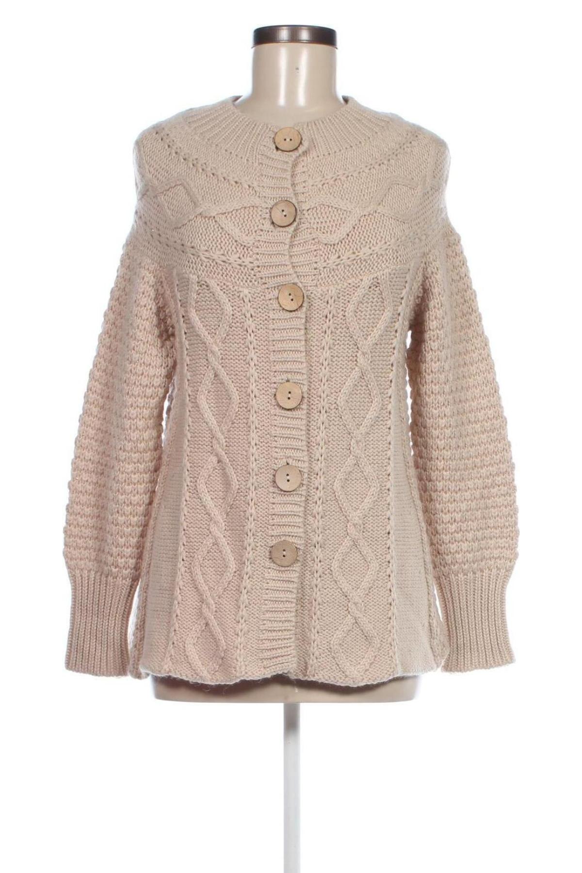 Damen Strickjacke Intown, Größe XL, Farbe Beige, Preis 8,99 €