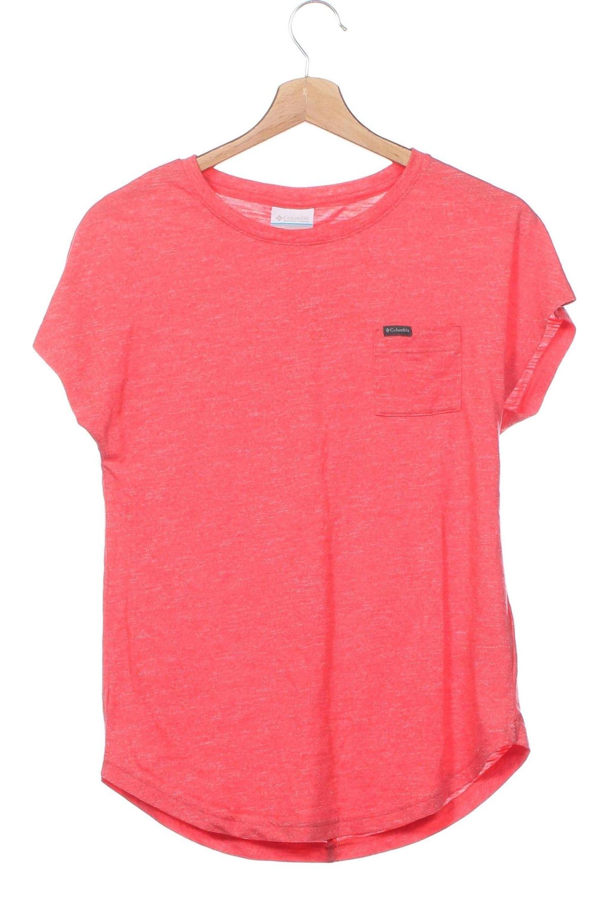 Γυναικείο t-shirt Columbia, Μέγεθος XS, Χρώμα Ρόζ , Τιμή 9,49 €