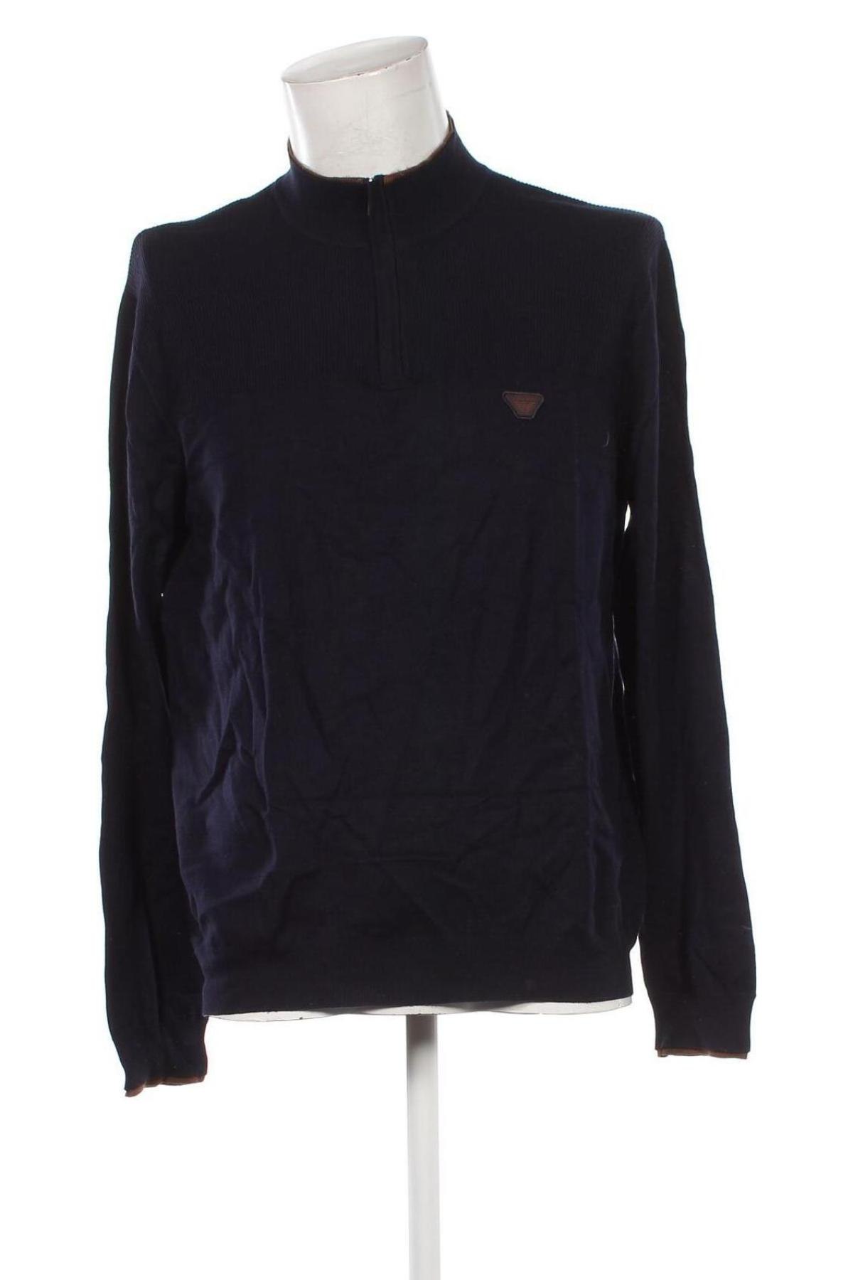 Pánsky sveter  Armani Jeans, Veľkosť XL, Farba Modrá, Cena  49,45 €