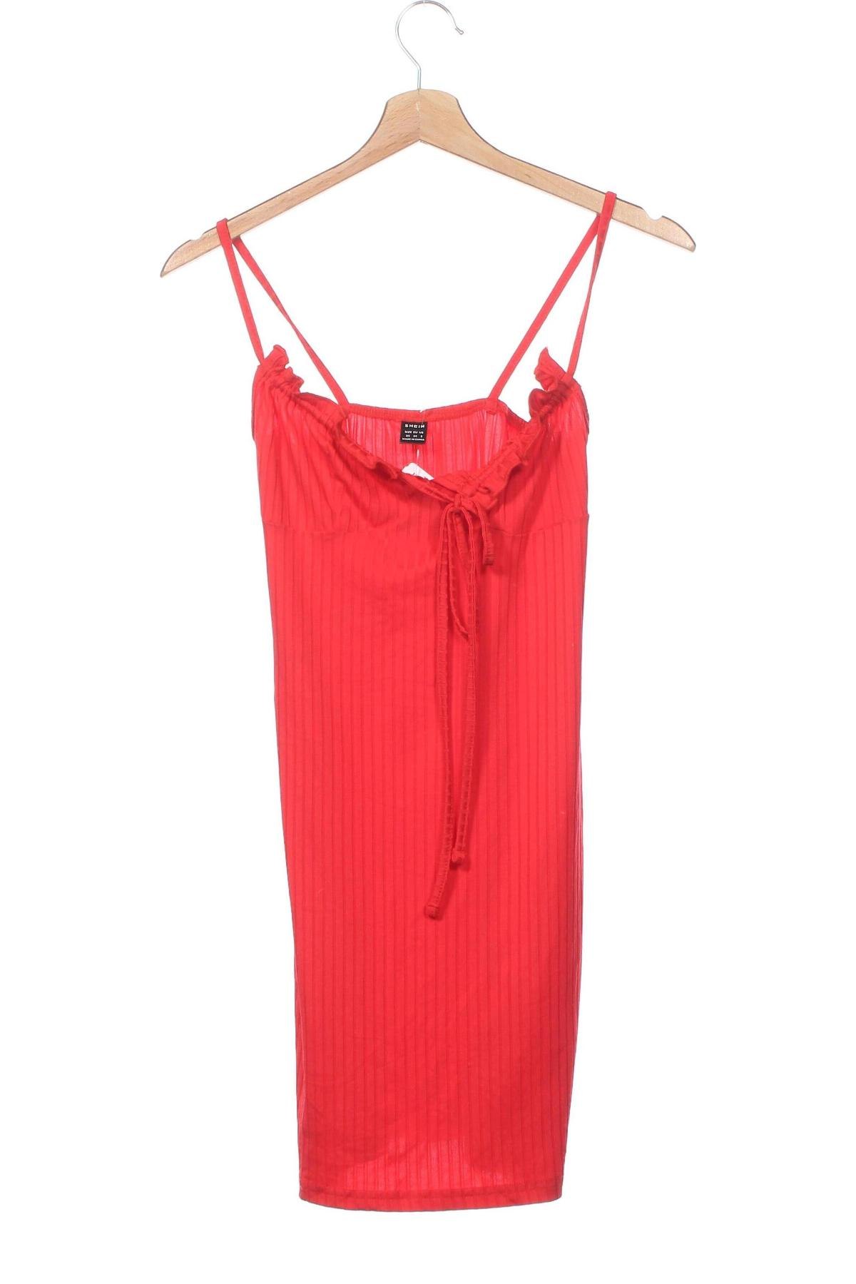 Kleid SHEIN, Größe XS, Farbe Rot, Preis 12,49 €